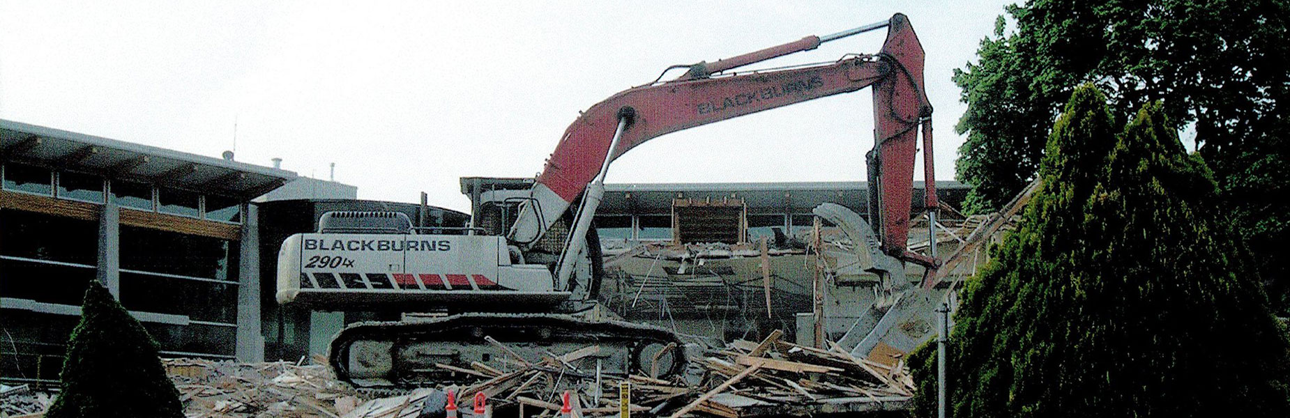 Blackburn Excavating Ltd offers high demolition services, as well as complementary surveying services through our sister company, Blackburn Surveying Ltd.